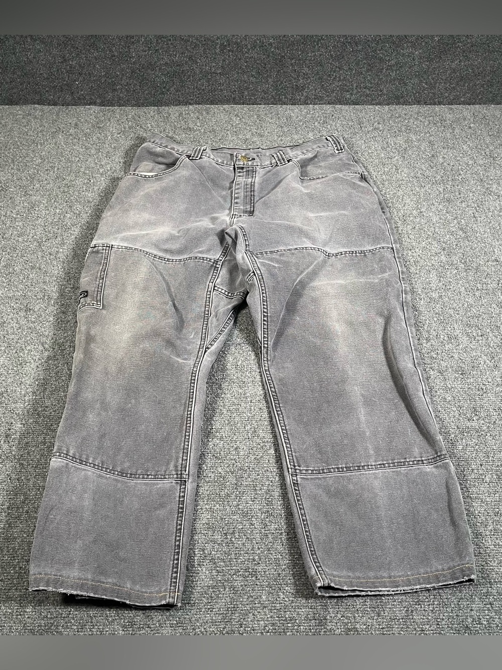 Arborwear Original Tree Climbers' Pants Mens 34x28 Gray Double Knee Workwear USA